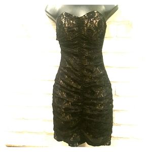 Frederick's of Hollywood black lace dress